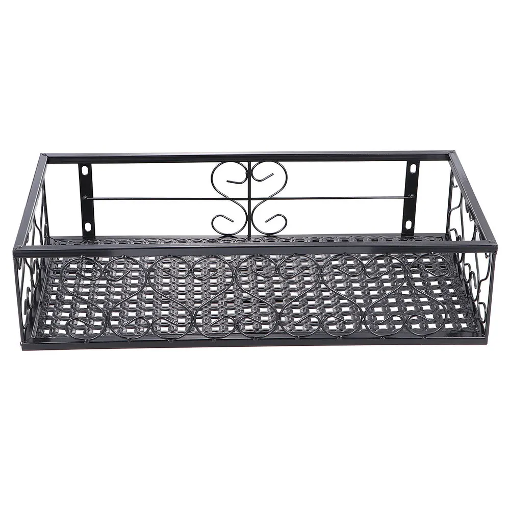 1pc Balcony Hanging Guardrail Flower Stand Plant Succulent Railing Flower Pot Planting Shelf (Black)
1pc Balcony Hanging Guardrail Flower Stand Plant Succulent Railing Flower Pot Planting Shelf (Black)