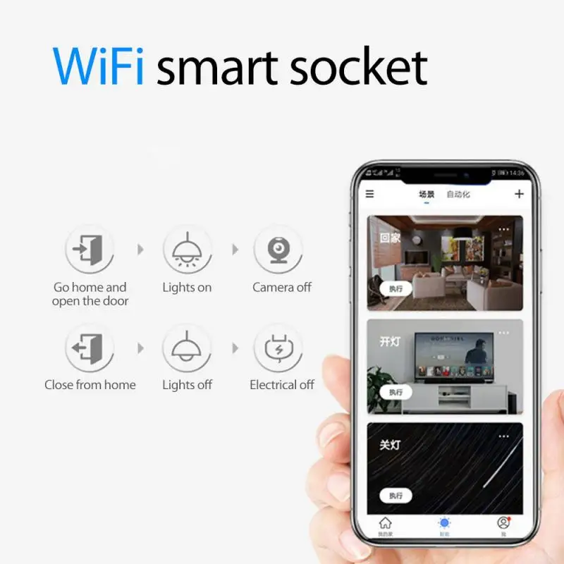 1pc New 16A EU Standard Socket Alexa Smart Socket WiFi Phone Timing Switch European Plug Smart Home
1pc New 16A EU Standard Socket Alexa Smart Socket WiFi Phone Timing Switch European Plug Smart Home