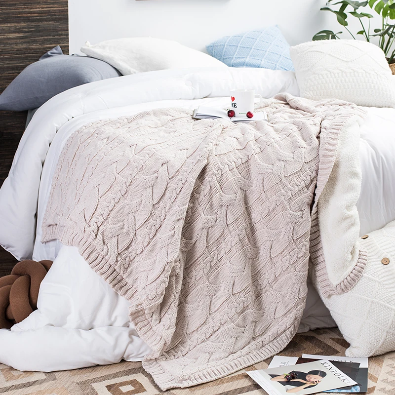 YIRUIO Brand Winter Warm Soft Sherpa Blankets Fashion Design Travel Wearable Knitted Fleece Blanket Thick Bedspread For Bed Sofa
YIRUIO Brand Winter Warm Soft Sherpa Blankets Fashion Design Travel Wearable Knitted Fleece Blanket Thick Bedspread For Bed Sofa