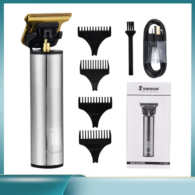 LED Display T Blade Hair Clipper Barber Baldheaded Hair Trimmer Cordless Haircut Titanium Steel Cut Trimmer Cutting Machine
LED Display T Blade Hair Clipper Barber Baldheaded Hair Trimmer Cordless Haircut Titanium Steel Cut Trimmer Cutting Machine