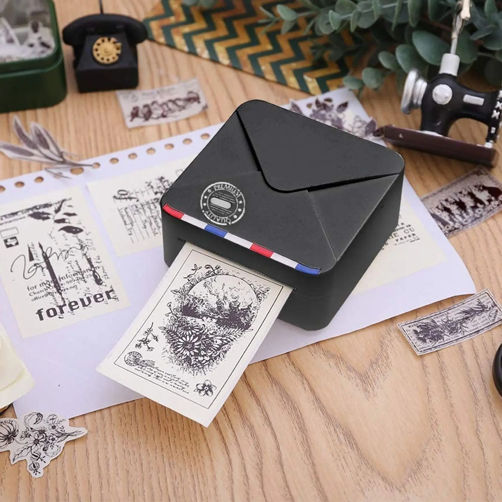 Mini Bluetooth Pocket Printer 300dpi Thermal Label Printer Compatible with IOS & Android for Study Notes Photos Memo Printing
Mini Bluetooth Pocket Printer 300dpi Thermal Label Printer Compatible with IOS & Android for Study Notes Photos Memo Printing