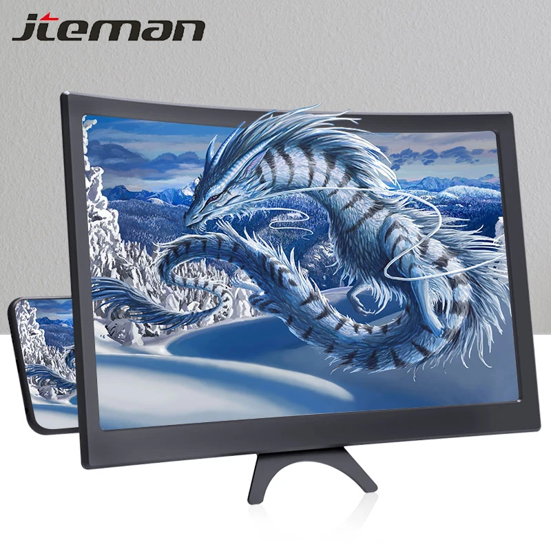 14 Inch 3D Screen Magnifier For Mobile Phone Enlarge HD Video Amplifier Smartphone Stand Folding Bracket Cell Phone Desk Holder
14 Inch 3D Screen Magnifier For Mobile Phone Enlarge HD Video Amplifier Smartphone Stand Folding Bracket Cell Phone Desk Holder