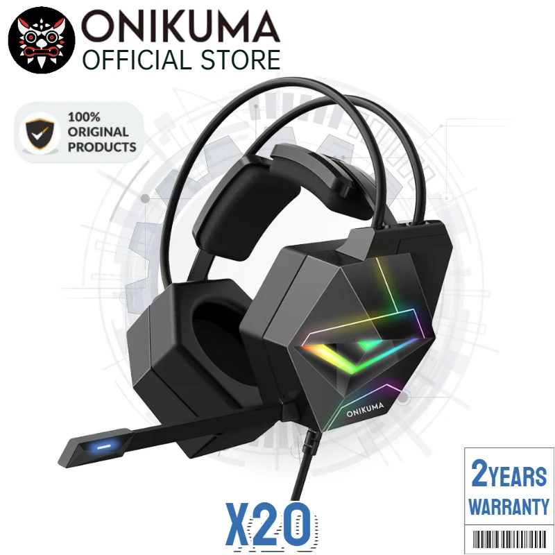 Игровая гарнитура Onikuma X20 RGB с микрофоном и шумоподавлением, наушники 7,1 объемный звук со светодиодной подсветкой для телефона
Игровая гарнитура Onikuma X20 RGB с микрофоном и шумоподавлением, наушники 7,1 объемный звук со светодиодной подсветкой для телефона