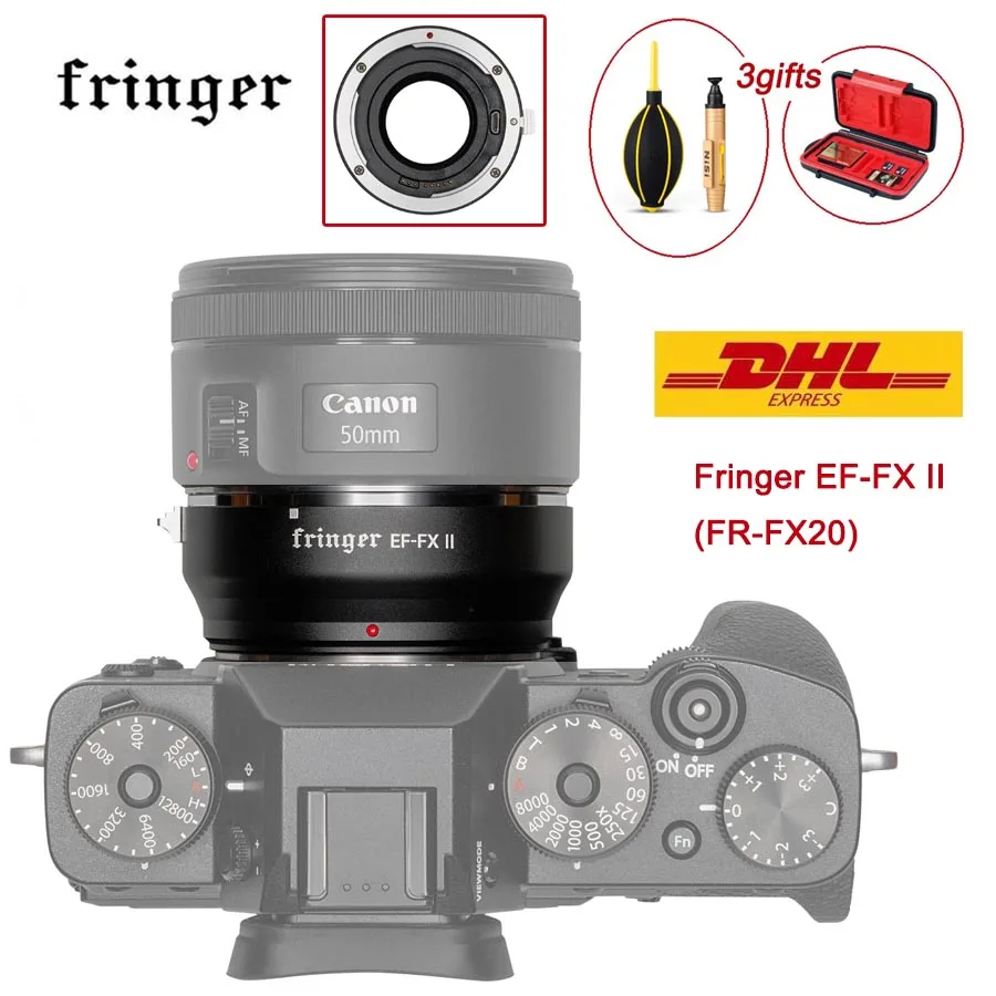 Адаптер объектива Fringer EF-FX II FR-FX20 с автофокусом для объектива Canon EF и крепления Fujifilm для Fujifilm X-E EF-FX2 PRO X-H X-T X-PRO
Адаптер объектива Fringer EF-FX II FR-FX20 с автофокусом для объектива Canon EF и крепления Fujifilm для Fujifilm X-E EF-FX2 PRO X-H X-T X-PRO