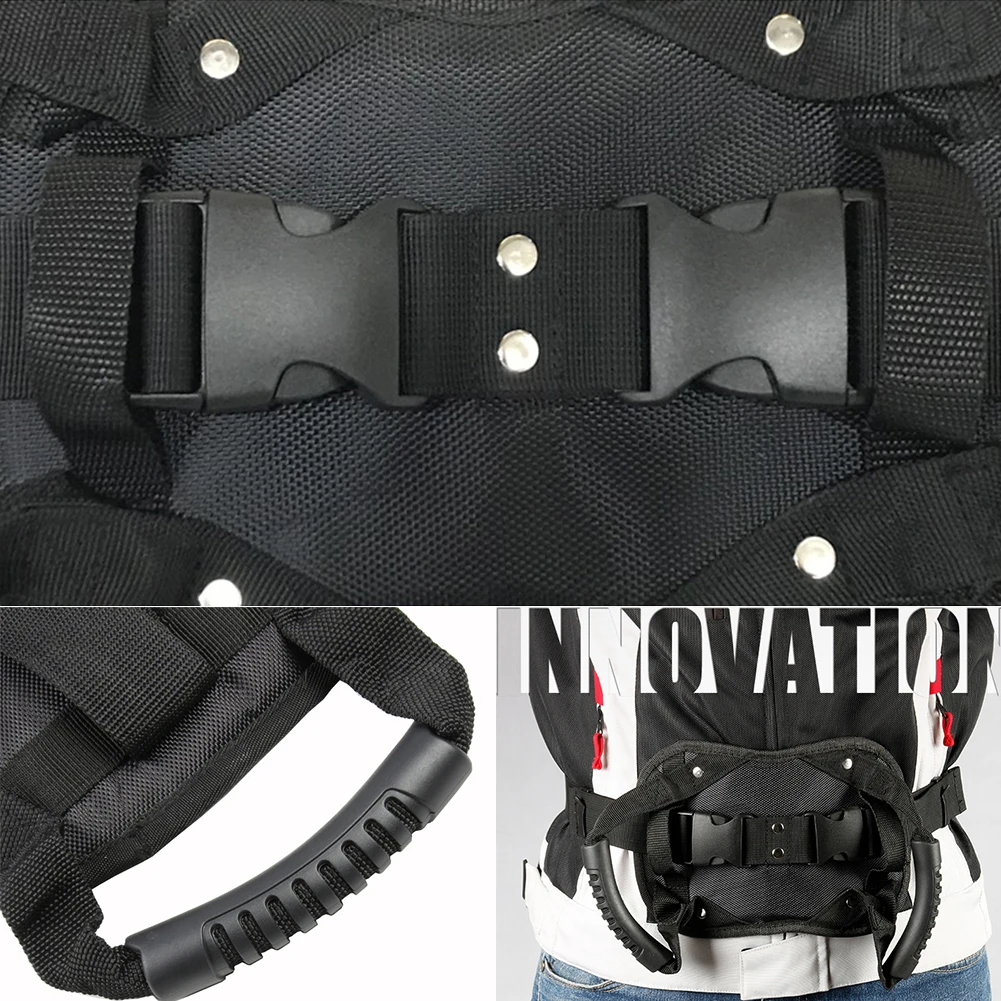 Reinforce Black Bandage Backseat Handle Driving Passenger Safety Waist Belt Universal Motorcycle Accessory Comfortable Buckle
Reinforce Black Bandage Backseat Handle Driving Passenger Safety Waist Belt Universal Motorcycle Accessory Comfortable Buckle