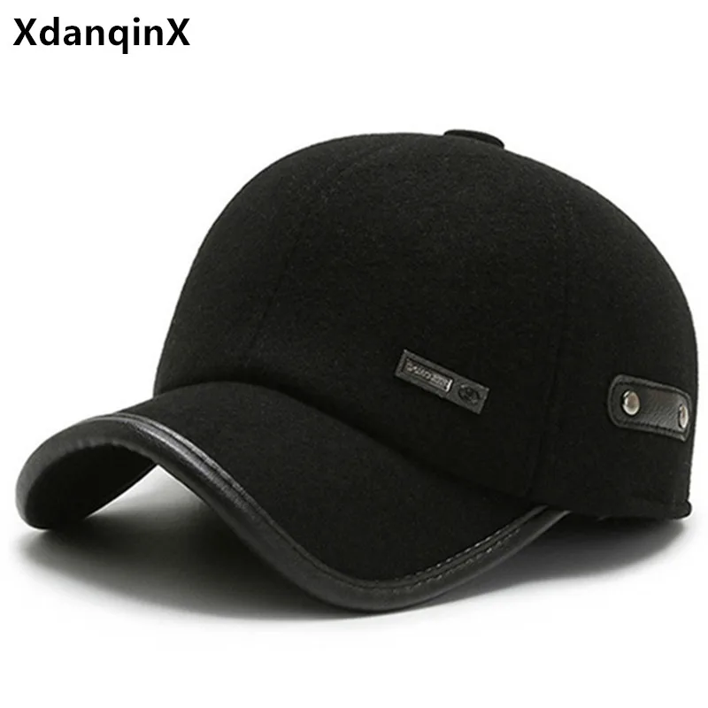 New Winter Men's Warm Hat Cotton Baseball Caps Snapback Cap Cold Proof Earmuffs Hats Male Bone Adjustable Size Casual Sports Cap
New Winter Men's Warm Hat Cotton Baseball Caps Snapback Cap Cold Proof Earmuffs Hats Male Bone Adjustable Size Casual Sports Cap