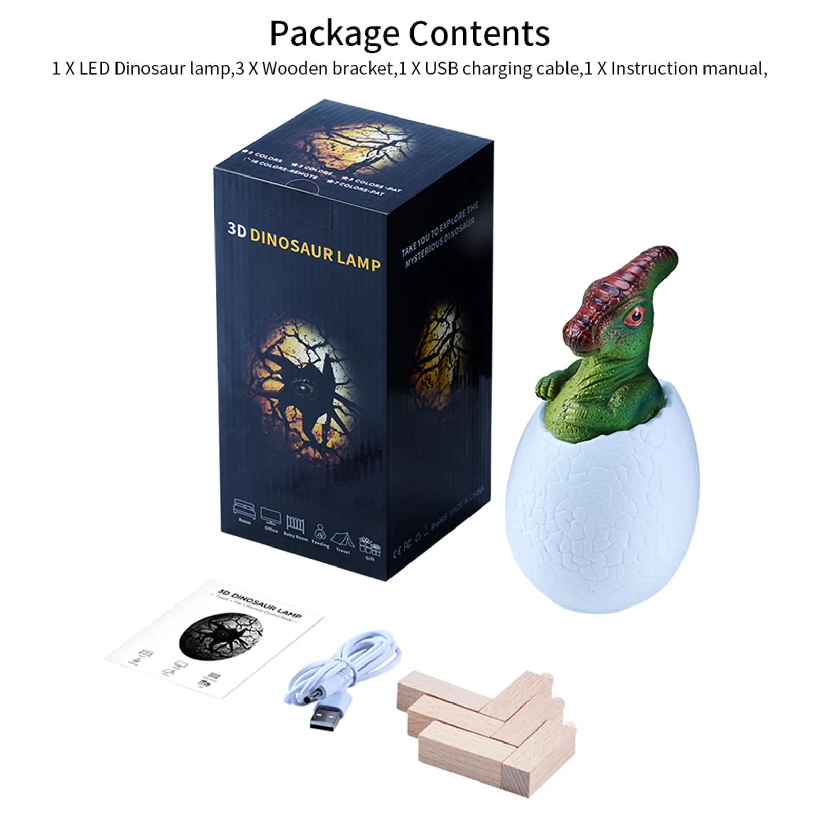 Night Led Lights Dinosaur 3d Lamp Magical Control 16 Colors Cartoon Lamp For Children Kids Lamp Children's Bedroom Decorative
Night Led Lights Dinosaur 3d Lamp Magical Control 16 Colors Cartoon Lamp For Children Kids Lamp Children's Bedroom Decorative
