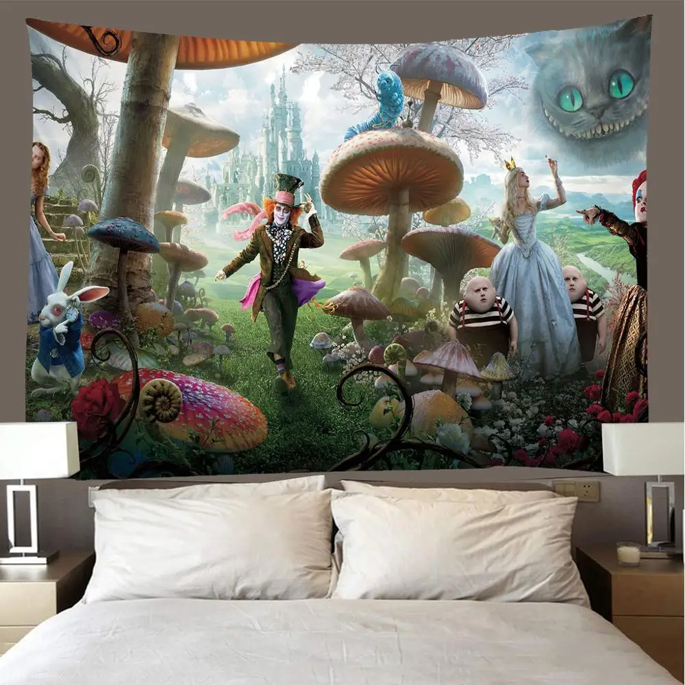 Fairy tale Alice in Wonderland Tapestry Wall Hanging Hotel Tapestry Decor Living Room Bedrooms Gifts
Fairy tale Alice in Wonderland Tapestry Wall Hanging Hotel Tapestry Decor Living Room Bedrooms Gifts