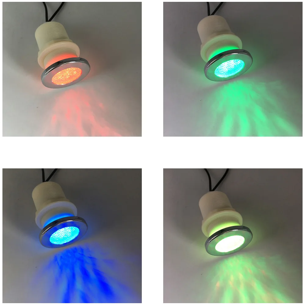 RGB несколько светодиодных подводных светильников 12 В переменного тока для