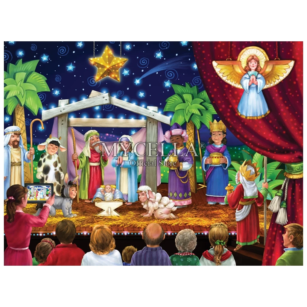 Cartoon 5d DIY Diamond Painting Greatest Story Diamond Embroidery Religious Christmas Full Rhinestone Cross Stitch Mosaic Gifts
Cartoon 5d DIY Diamond Painting Greatest Story Diamond Embroidery Religious Christmas Full Rhinestone Cross Stitch Mosaic Gifts