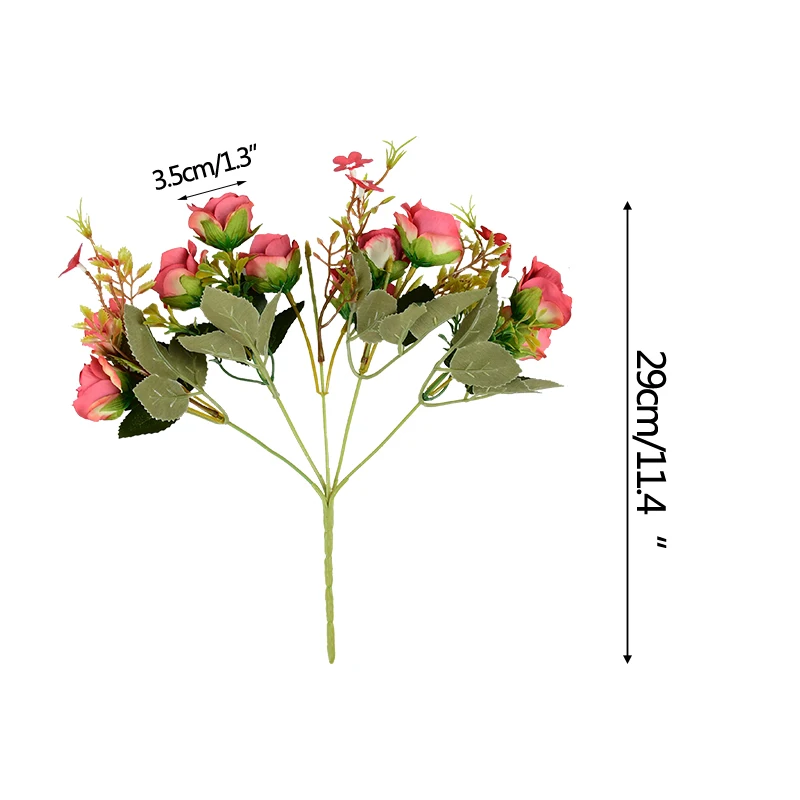 10Head 3.5cm Artificial Flower Rose Fake Flower Mini Silk Rose Bouquet Tabel Decor For Wedding Birthday Party Home Garden Decor
10Head 3.5cm Artificial Flower Rose Fake Flower Mini Silk Rose Bouquet Tabel Decor For Wedding Birthday Party Home Garden Decor