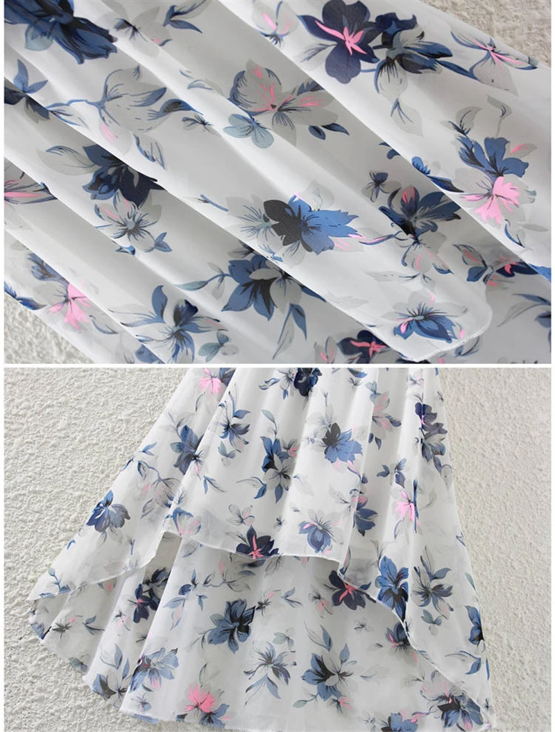 High Low A Line Chiffon Floral O-Neck Asymetrical Tank Dress Casual Natral Girl Dresses Rose Flower Print Summer Dress
High Low A Line Chiffon Floral O-Neck Asymetrical Tank Dress Casual Natral Girl Dresses Rose Flower Print Summer Dress
