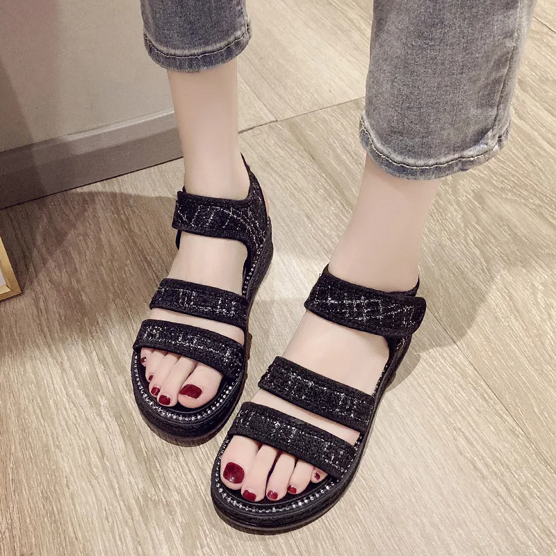 Muffins shoe Fashion Womens Shoes 2021 Female Sandal Clogs Wedge All-Match Clear Heels Flat Luxury Girls Platform Low Summer New
Muffins shoe Fashion Womens Shoes 2021 Female Sandal Clogs Wedge All-Match Clear Heels Flat Luxury Girls Platform Low Summer New