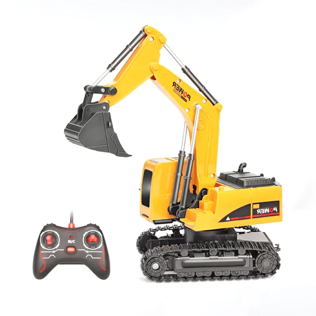 RC Trucks Mini Remote Control Bulldozer 1:24 5CH 6CH Alloy Engineering Car Dump Truck Crane Excavator Electric Vehicle Model Toy
RC Trucks Mini Remote Control Bulldozer 1:24 5CH 6CH Alloy Engineering Car Dump Truck Crane Excavator Electric Vehicle Model Toy