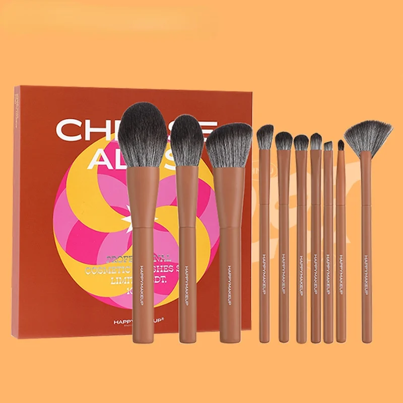 Edieu 10Pcs Alps Aesthetic Makeup Brushes Set Pro Facial Cosmetic Tool Brown Soft and Comfortable Makeup Accessories Set Tool
Edieu 10Pcs Alps Aesthetic Makeup Brushes Set Pro Facial Cosmetic Tool Brown Soft and Comfortable Makeup Accessories Set Tool