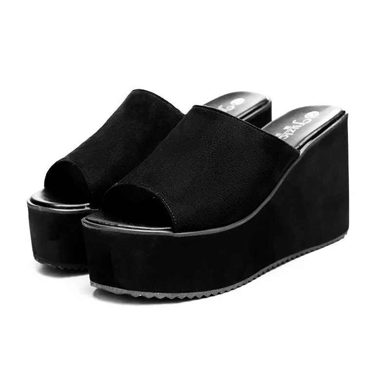 Female Shoes On A Wedge Low Ladies' Slippers Flock 2021 Fabric Rome Scandals Slides Basic Hoof Heels On A Wedge Female Shoes Flo
Female Shoes On A Wedge Low Ladies' Slippers Flock 2021 Fabric Rome Scandals Slides Basic Hoof Heels On A Wedge Female Shoes Flo
