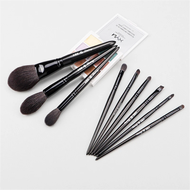 My Destiny 9Pcs Makeup Brushes Set Natural Black Wood Goat Hair Powder Highlighter Eyeshadow Make up Brush
My Destiny 9Pcs Makeup Brushes Set Natural Black Wood Goat Hair Powder Highlighter Eyeshadow Make up Brush