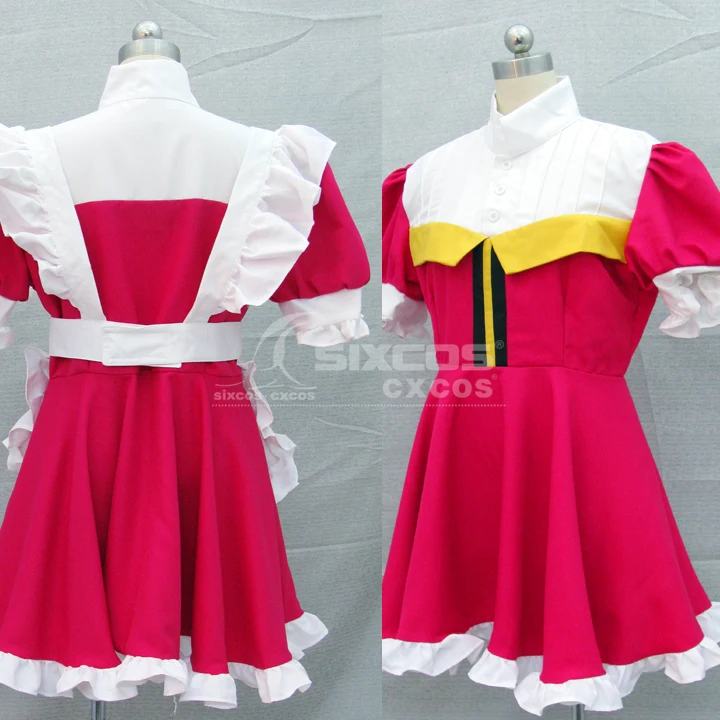 Anime HAND MAID Cyberdoll May Cosplay Costume Red Maid Outfit Uniform Dress Unisex Halloween/Party Clothing Custom-Make Any Size
Anime HAND MAID Cyberdoll May Cosplay Costume Red Maid Outfit Uniform Dress Unisex Halloween/Party Clothing Custom-Make Any Size