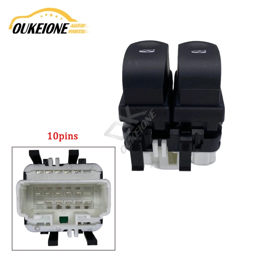 Передний левый Электрический переключатель управления окном для Renault Clio Grandtour Teddy II Grand Modus, кнопка регулятора 8200214943 
Передний левый Электрический переключатель управления окном для Renault Clio Grandtour Teddy II Grand Modus, кнопка регулятора 8200214943