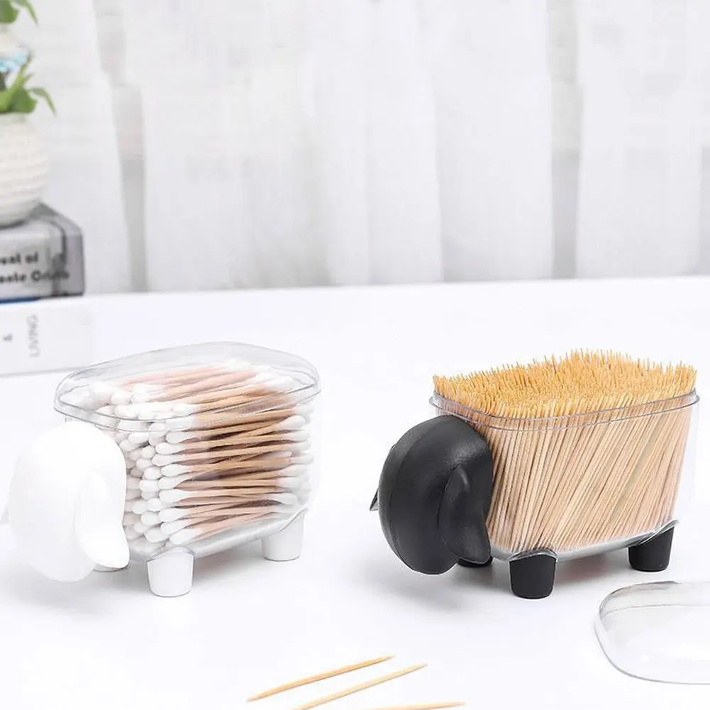 1 pcs Small Sheep Storage Tank Plastic Desktop Storage Box Toothpick Cotton Swab Box Storage Organizer Plastic Box Organizer Box
1 pcs Small Sheep Storage Tank Plastic Desktop Storage Box Toothpick Cotton Swab Box Storage Organizer Plastic Box Organizer Box