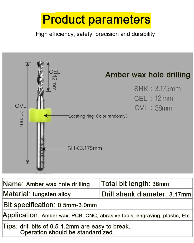 UCHEER 10pcs PCB Carving Tungsten Steel Auger Bit 0.1 0.2 0.3 0.4 0.5 0.6 0.7 0.8 0.9 1.0 mm | Инструменты