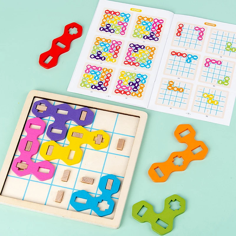 Intellectual Logical Thinking Game Type T Paired Puzzles Baby Homeschool Supplies Educational Montessori 3d puzzles Wooden Toys
Intellectual Logical Thinking Game Type T Paired Puzzles Baby Homeschool Supplies Educational Montessori 3d puzzles Wooden Toys