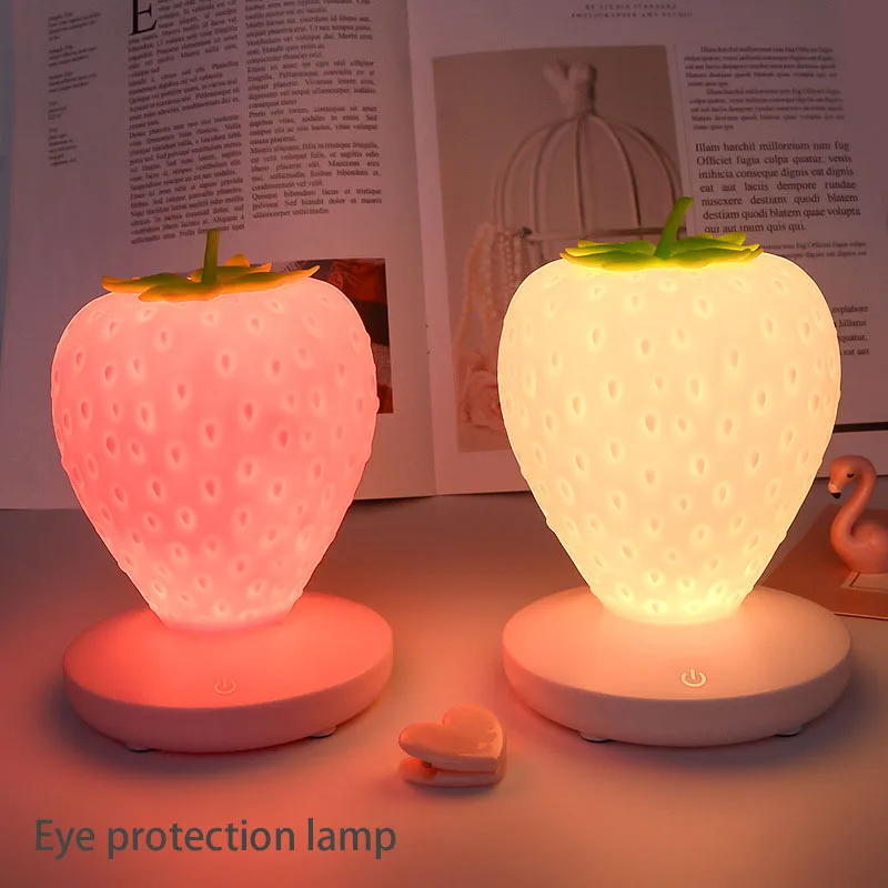 Creative Strawberry Night Light LED Touch Dimmable USB Charging Table Lam For Chlidren Christmas Wedding Birthday Party Decor
Creative Strawberry Night Light LED Touch Dimmable USB Charging Table Lam For Chlidren Christmas Wedding Birthday Party Decor
