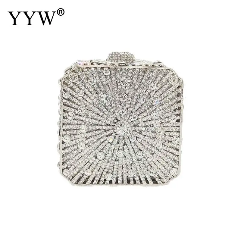Women Bags Diamond-Studded Metal Box Banquet Bag European And American Luxury Dinner Bag Party Ladies Clutch Evening Bag
Women Bags Diamond-Studded Metal Box Banquet Bag European And American Luxury Dinner Bag Party Ladies Clutch Evening Bag