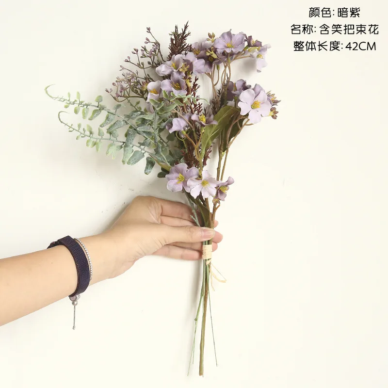 Artificial Flower Mixed bouquet Fake Leaf Silk Flower for Wedding Home Party Decoration
Artificial Flower Mixed bouquet Fake Leaf Silk Flower for Wedding Home Party Decoration