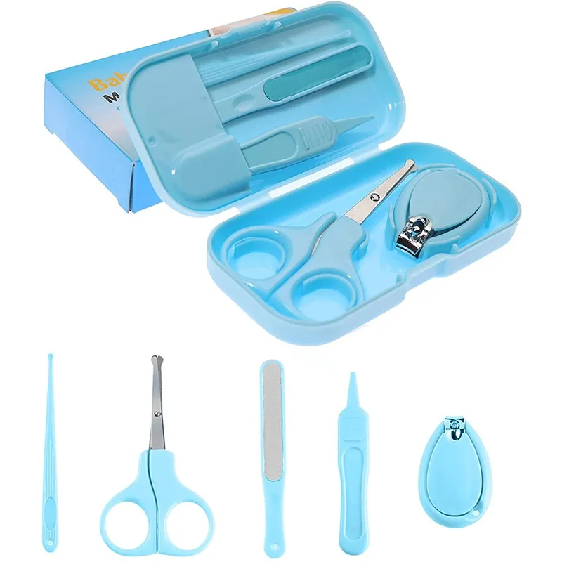 Newborn Baby Nail Scissor Care Set Kids Portable Nail Scissor File Tweezer With Box anti-meat Nail Trimmer Manicure Kit
Newborn Baby Nail Scissor Care Set Kids Portable Nail Scissor File Tweezer With Box anti-meat Nail Trimmer Manicure Kit