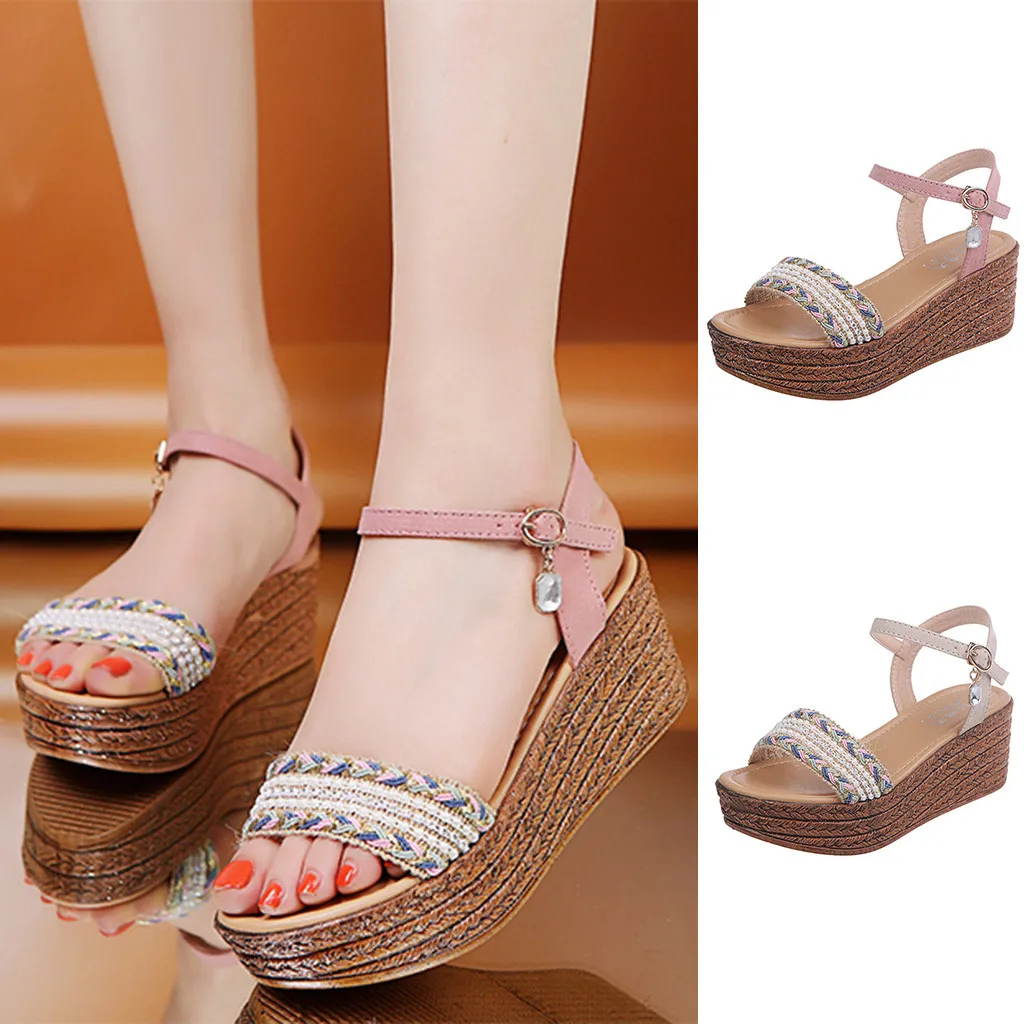 Women's wedge fish mouth Roman sandals waterproof platform casual shoes summer women's fashion wedge sandals
Women's wedge fish mouth Roman sandals waterproof platform casual shoes summer women's fashion wedge sandals