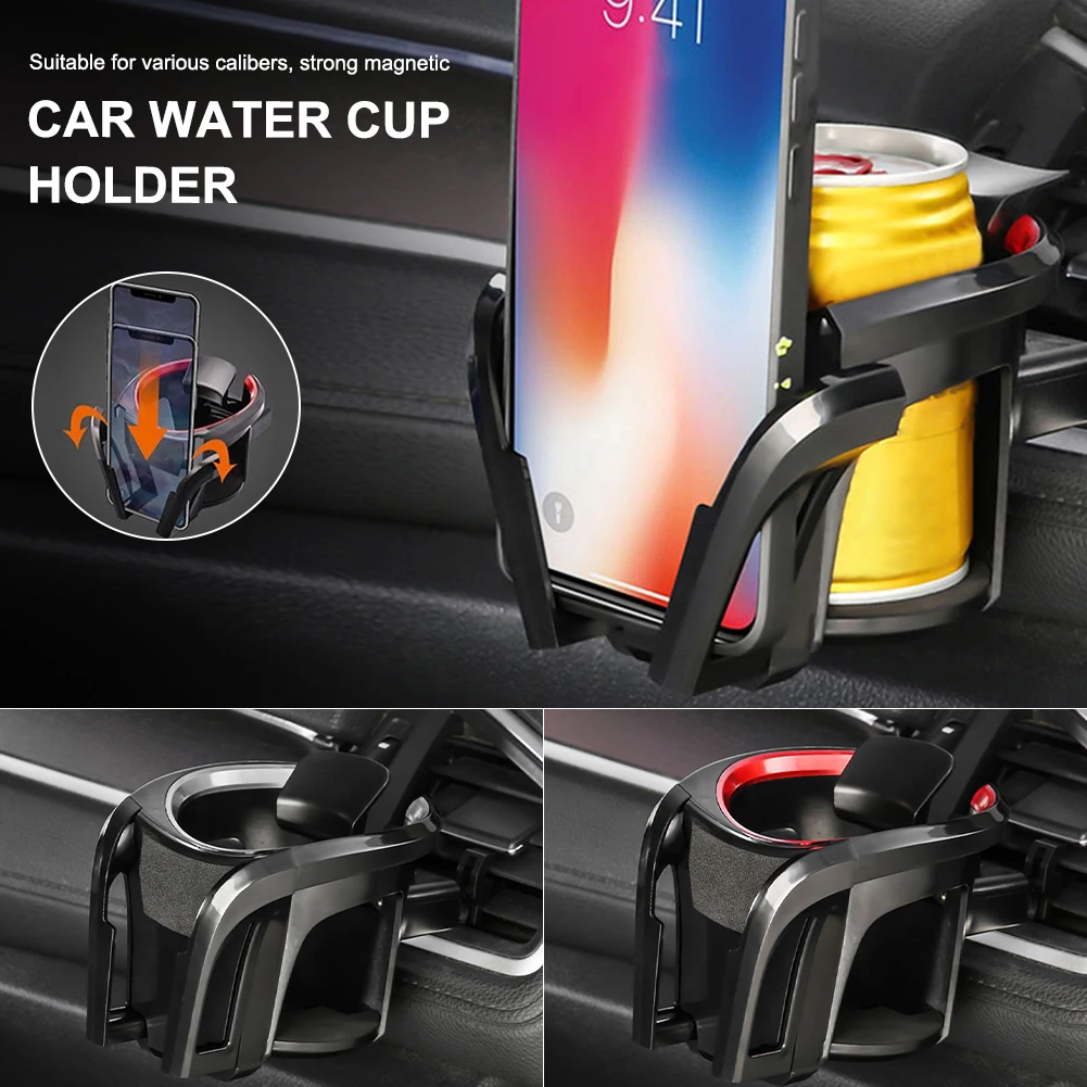 NEW Car Air Vent Mount 2 In 1 Drink Cup Holder Adjustable Mobile Phone Mount Adjustable Beverage Water Bottle Holder Car bracket
NEW Car Air Vent Mount 2 In 1 Drink Cup Holder Adjustable Mobile Phone Mount Adjustable Beverage Water Bottle Holder Car bracket