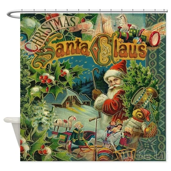Christmas Santa Claus Antique Vintage Victorian Shower Curtain Decor Waterproof Bathroom Decorations
Christmas Santa Claus Antique Vintage Victorian Shower Curtain Decor Waterproof Bathroom Decorations