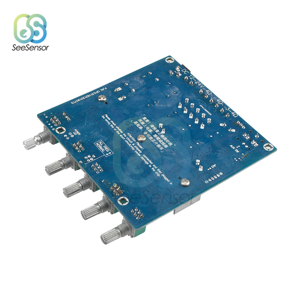 2*50W+100W HIFI Digital Power Amplifier TPA3116D2 Bluetooth 5.0 High-Power Board 12-24V Subwoofer Bass Board
2*50W+100W HIFI Digital Power Amplifier TPA3116D2 Bluetooth 5.0 High-Power Board 12-24V Subwoofer Bass Board