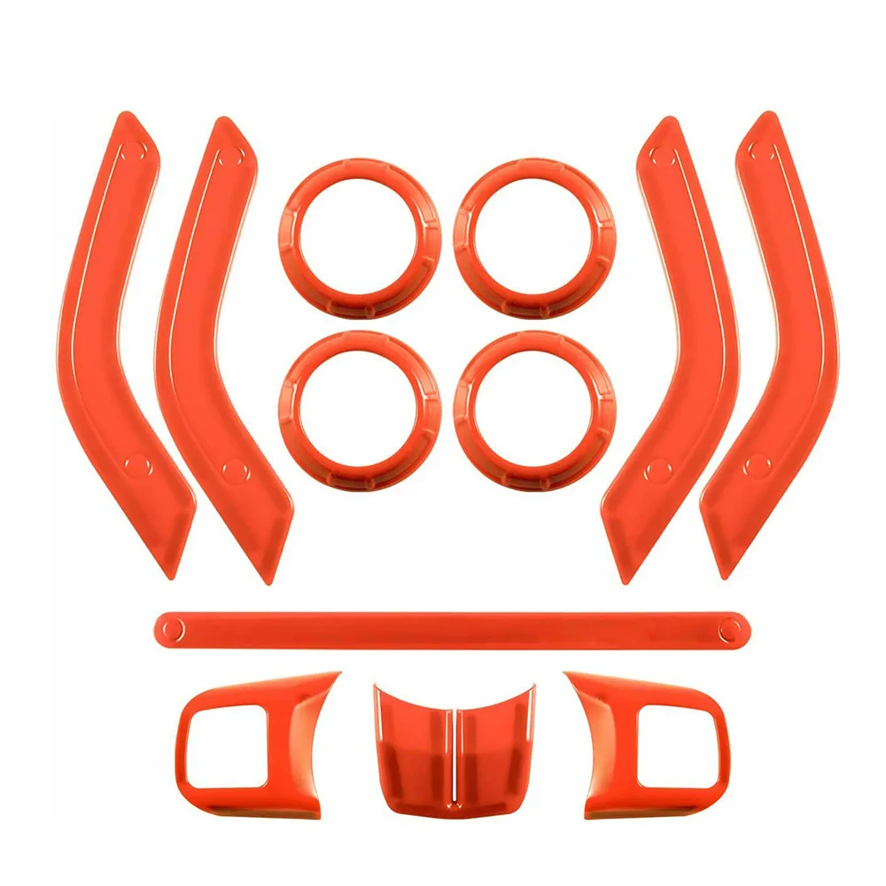 Orange Car Interior Trim Kit Set ABS Decoration For Jeep Wrangler JK 2011-2017 Durable
Orange Car Interior Trim Kit Set ABS Decoration For Jeep Wrangler JK 2011-2017 Durable