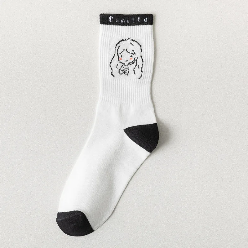 Girl Cartoon Socks Cute Kawaii White Black Calcetines Funny Fall Harajuku Fashion Skarpetki Damskie Woman Chaussette Femme
Girl Cartoon Socks Cute Kawaii White Black Calcetines Funny Fall Harajuku Fashion Skarpetki Damskie Woman Chaussette Femme
