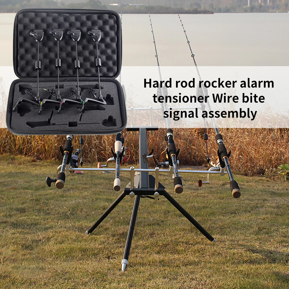 Fishing Swinger Set Bite Alarm Hanger Swinger 4 Colors LED Illuminated Indicator Carp Fishing Tackle In Zipper Case
Fishing Swinger Set Bite Alarm Hanger Swinger 4 Colors LED Illuminated Indicator Carp Fishing Tackle In Zipper Case