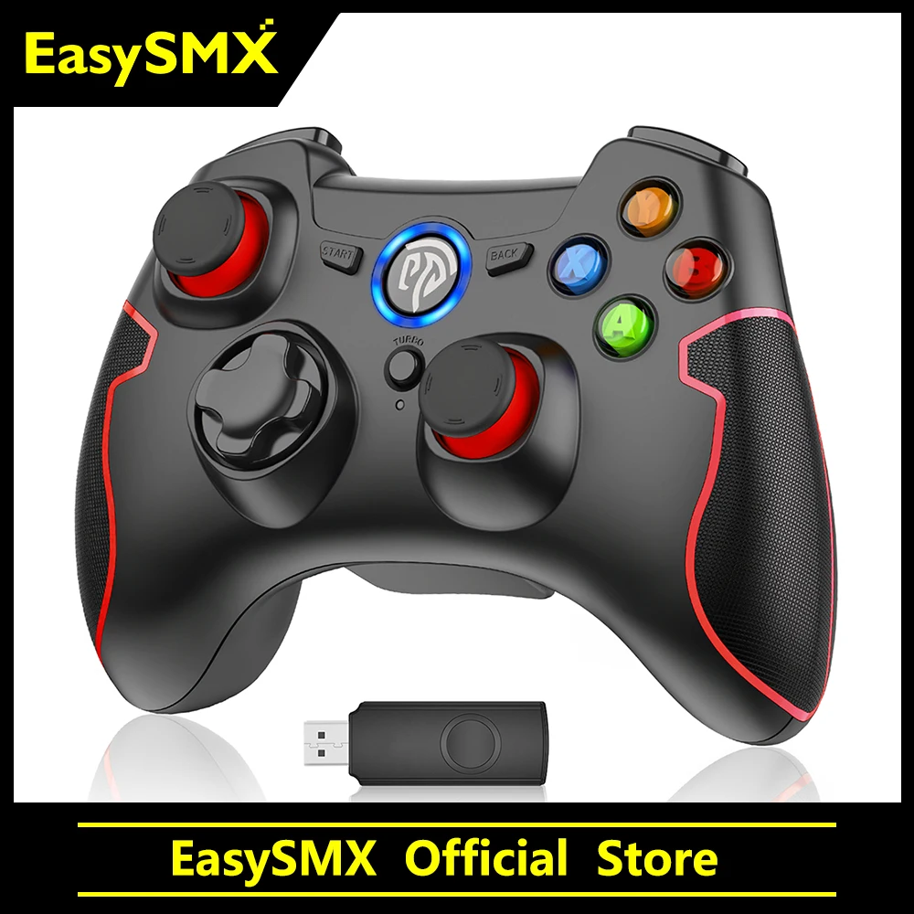 EasySMX ESM 9013 геймпад 2 4G USB Беспроводной контроллер PC джойстик для PS3 Android TV Box телефона