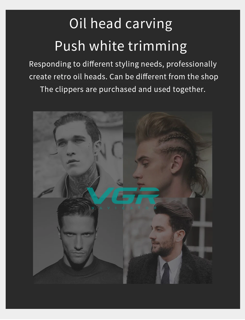 VGR V-070 Hair Clipper Professional Barber Oil Head Carving Personal Care LCD Digital Display Electric Clippers Trimmer Men
VGR V-070 Hair Clipper Professional Barber Oil Head Carving Personal Care LCD Digital Display Electric Clippers Trimmer Men