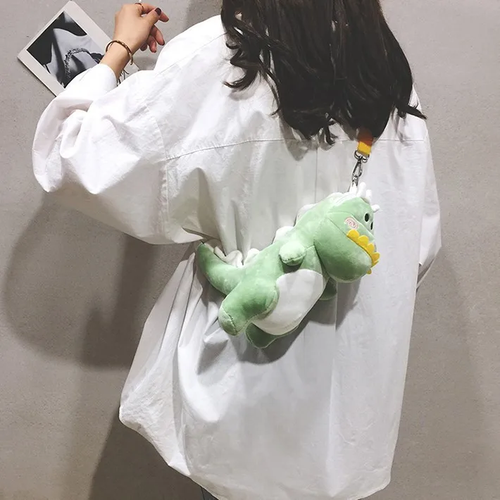 Plush Bag Female New Cartoon Cute Girl Small Shoulder Bag Cute Dinosaur Toy Backpack Messenger Bag 
Plush Bag Female New Cartoon Cute Girl Small Shoulder Bag Cute Dinosaur Toy Backpack Messenger Bag