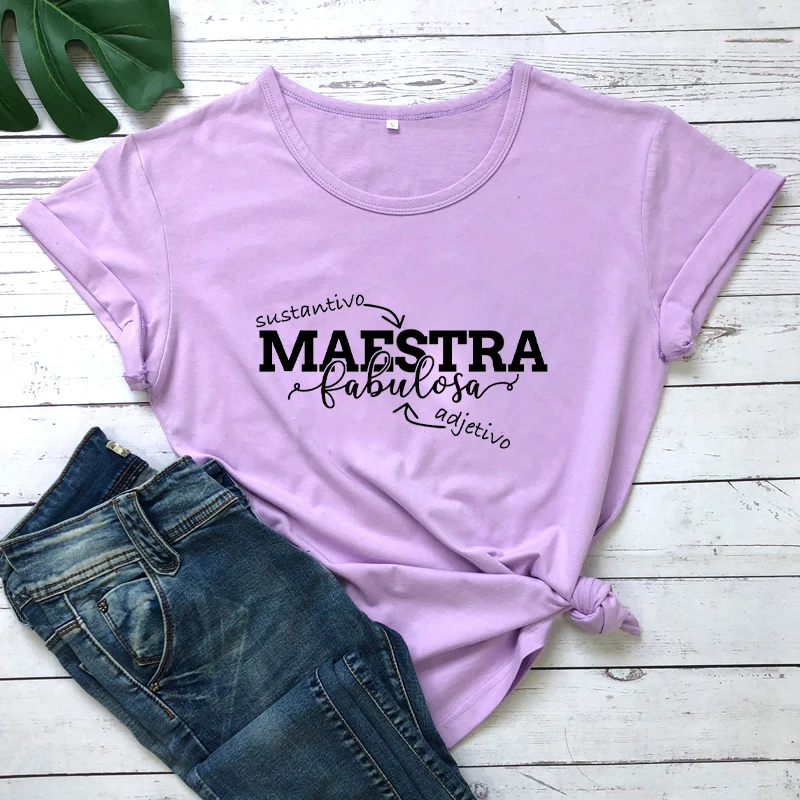 Милая и забавная испанская женская футболка maстра Fabulosa Повседневная модная