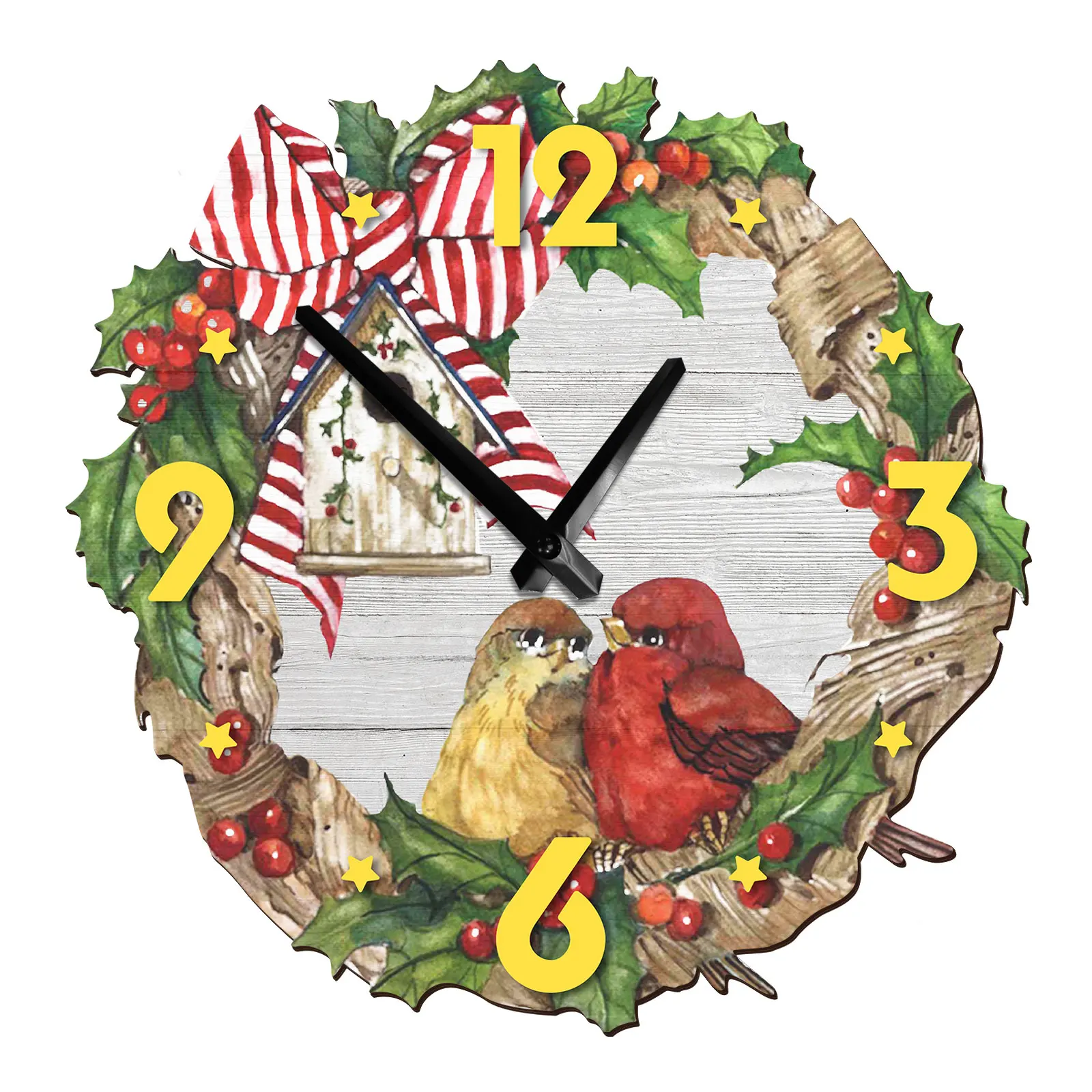 Nordic Decorative Clock 10/12/13.5 Inch Christmas Decorative Wooden Wall Clock Silent Wood Wall Clock for Living Room Home Decor
Nordic Decorative Clock 10/12/13.5 Inch Christmas Decorative Wooden Wall Clock Silent Wood Wall Clock for Living Room Home Decor