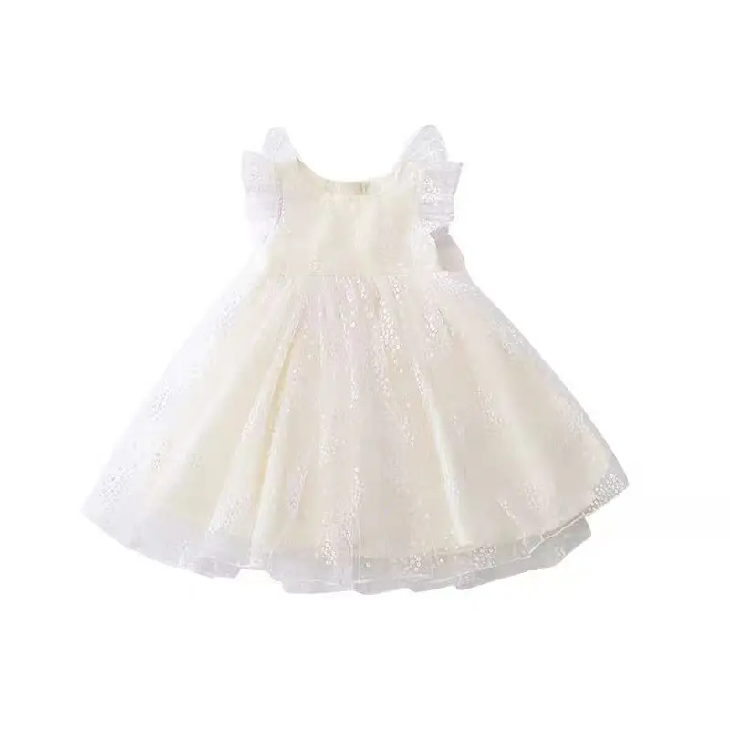 Kid Summer Clothes Baby Girl Evening Dress Fairy Elegant Princess Birthday Cute Short Sleeve Butterfly White Silk Casual Costume 
Kid Summer Clothes Baby Girl Evening Dress Fairy Elegant Princess Birthday Cute Short Sleeve Butterfly White Silk Casual Costume