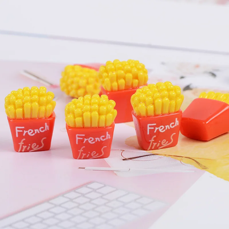 10 Pcs/set French Fries Charms Patch DIY Mobile Phone Case Jewelry Simulation Food Pendant Hair Accessories Party Favors
10 Pcs/set French Fries Charms Patch DIY Mobile Phone Case Jewelry Simulation Food Pendant Hair Accessories Party Favors