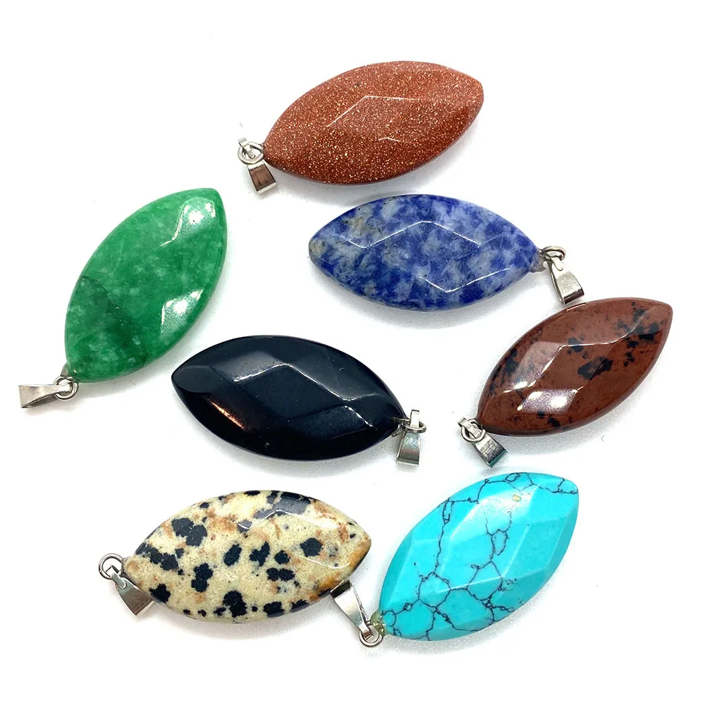 Natural Stone Agate Necklace Pendant Horse Eye Shape Green Dongling DIY Jewelry Making Bracelet Earring Marquise Shape Accessory
Natural Stone Agate Necklace Pendant Horse Eye Shape Green Dongling DIY Jewelry Making Bracelet Earring Marquise Shape Accessory