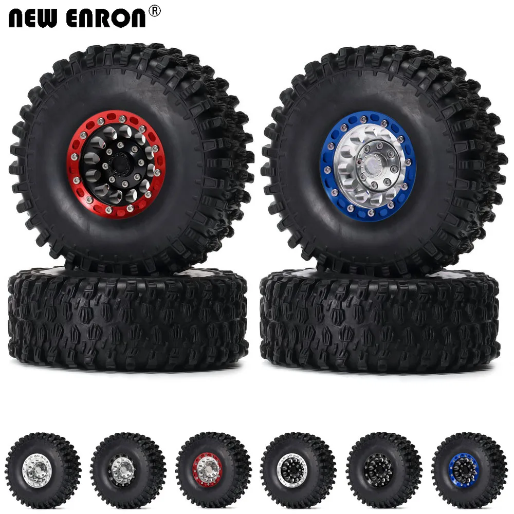 NEW ENRON 1.9" Alloy Beadlock Wheel Rim & 122mm Tire 4PCS for 1/10 RC Crawler AXIAL D90 SCX10 90046 TF2 Tamiya CC01 Traxxas TRX4
NEW ENRON 1.9" Alloy Beadlock Wheel Rim & 122mm Tire 4PCS for 1/10 RC Crawler AXIAL D90 SCX10 90046 TF2 Tamiya CC01 Traxxas TRX4
