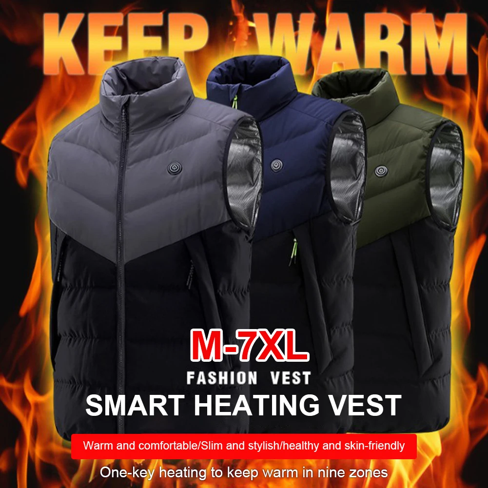 New 9 Heated Vest Zones Men Women Usb Heated Jacket Heating Vest Thermal Clothing Hunting Vest Winter Ski Camping Heating Jacket
New 9 Heated Vest Zones Men Women Usb Heated Jacket Heating Vest Thermal Clothing Hunting Vest Winter Ski Camping Heating Jacket