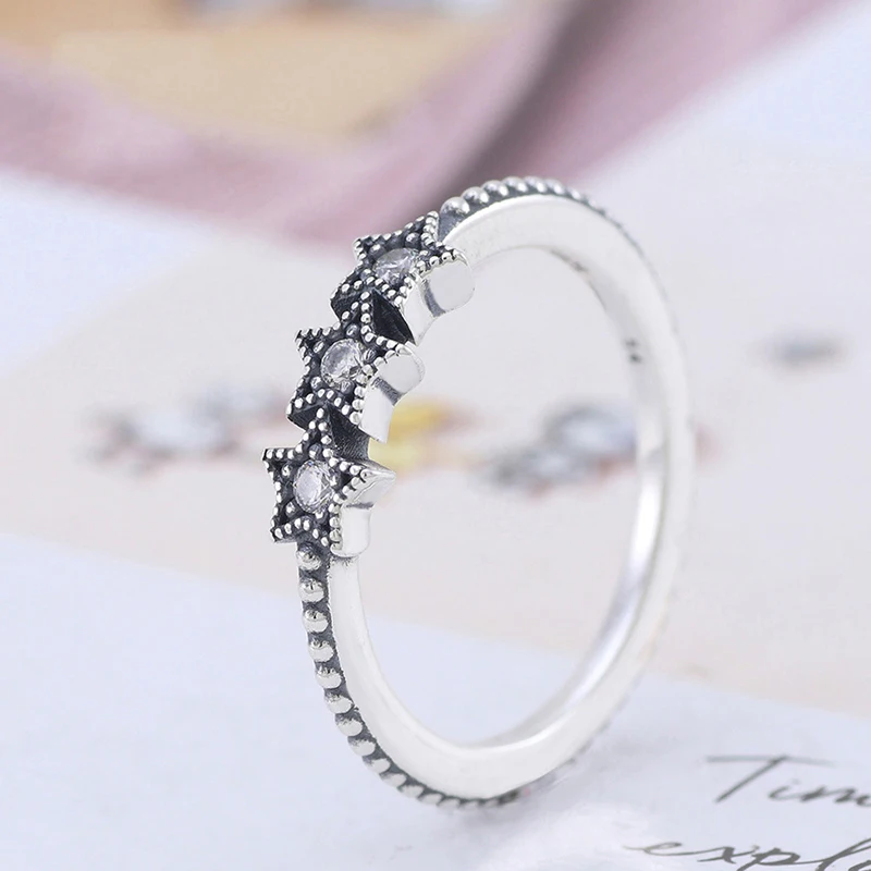 DoDoFly Original Real 925 Sterling Silver Ring Star Of Heaven With Crystal Star Ring For Women Wedding Party Gift Jewelry
DoDoFly Original Real 925 Sterling Silver Ring Star Of Heaven With Crystal Star Ring For Women Wedding Party Gift Jewelry