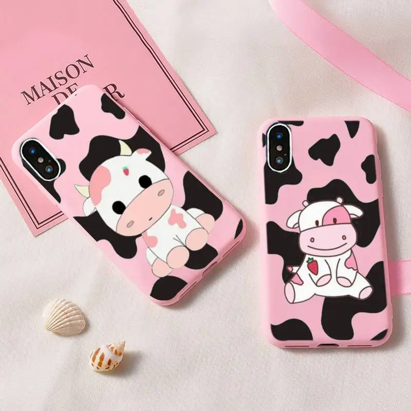 Cow Print Phone Case For IPhone 6 6s 7 8 Plus X Xs Xr Xsmax 11 12 Pro Promax 12mini Candy Pink Silicone Cover
Cow Print Phone Case For IPhone 6 6s 7 8 Plus X Xs Xr Xsmax 11 12 Pro Promax 12mini Candy Pink Silicone Cover