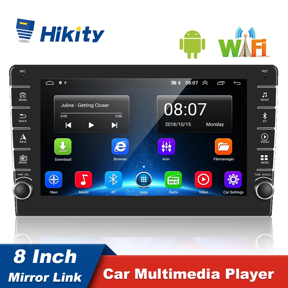Hikity 2 Din Android Car Multimedia Player 8" GPS WIFI Bluetooth Player For Toyota Volkswagen Hyundai Kia Renault Suzuki Nissan
Hikity 2 Din Android Car Multimedia Player 8" GPS WIFI Bluetooth Player For Toyota Volkswagen Hyundai Kia Renault Suzuki Nissan